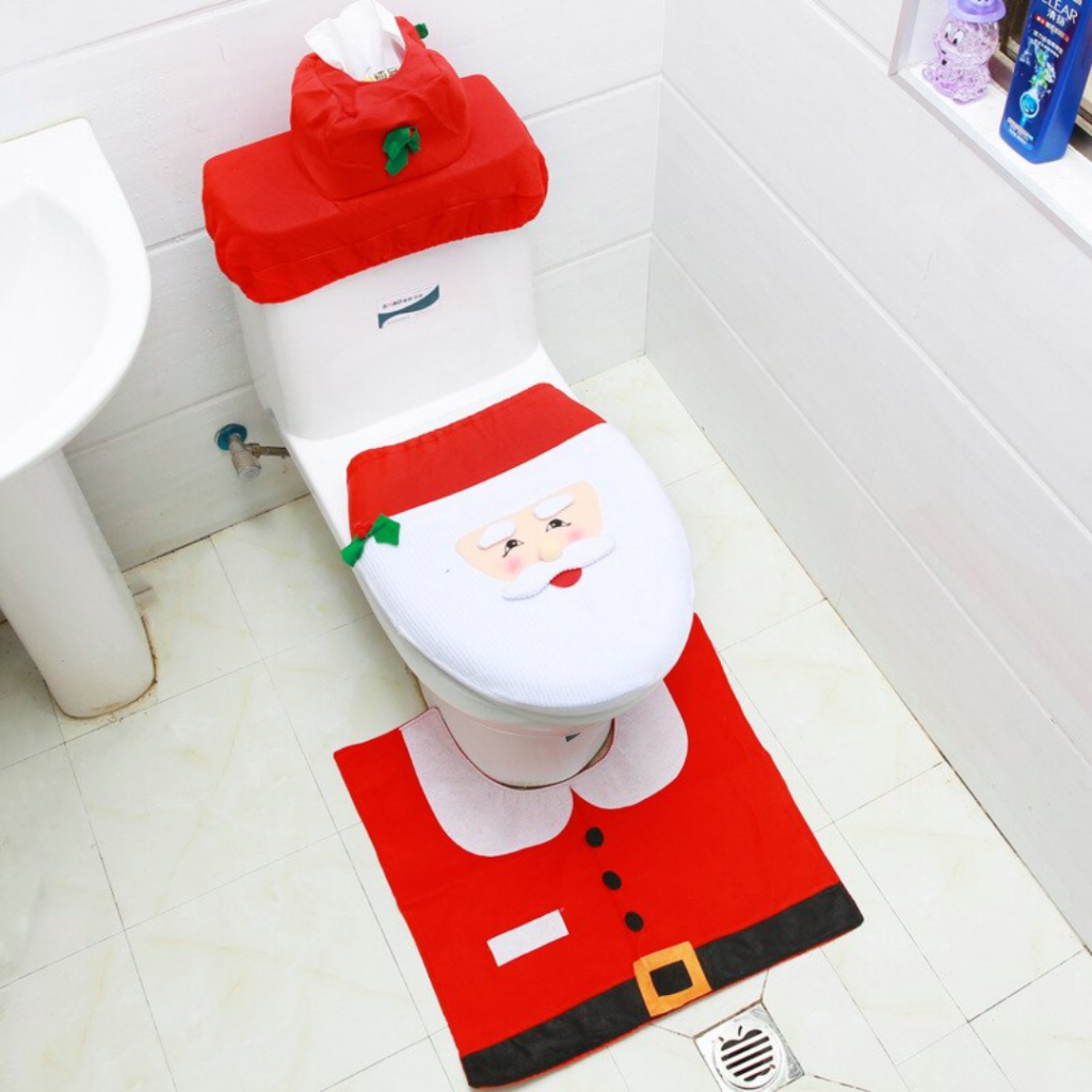 Conjunto De Natal Para Banheiros | Quality Set - Imagem 3
