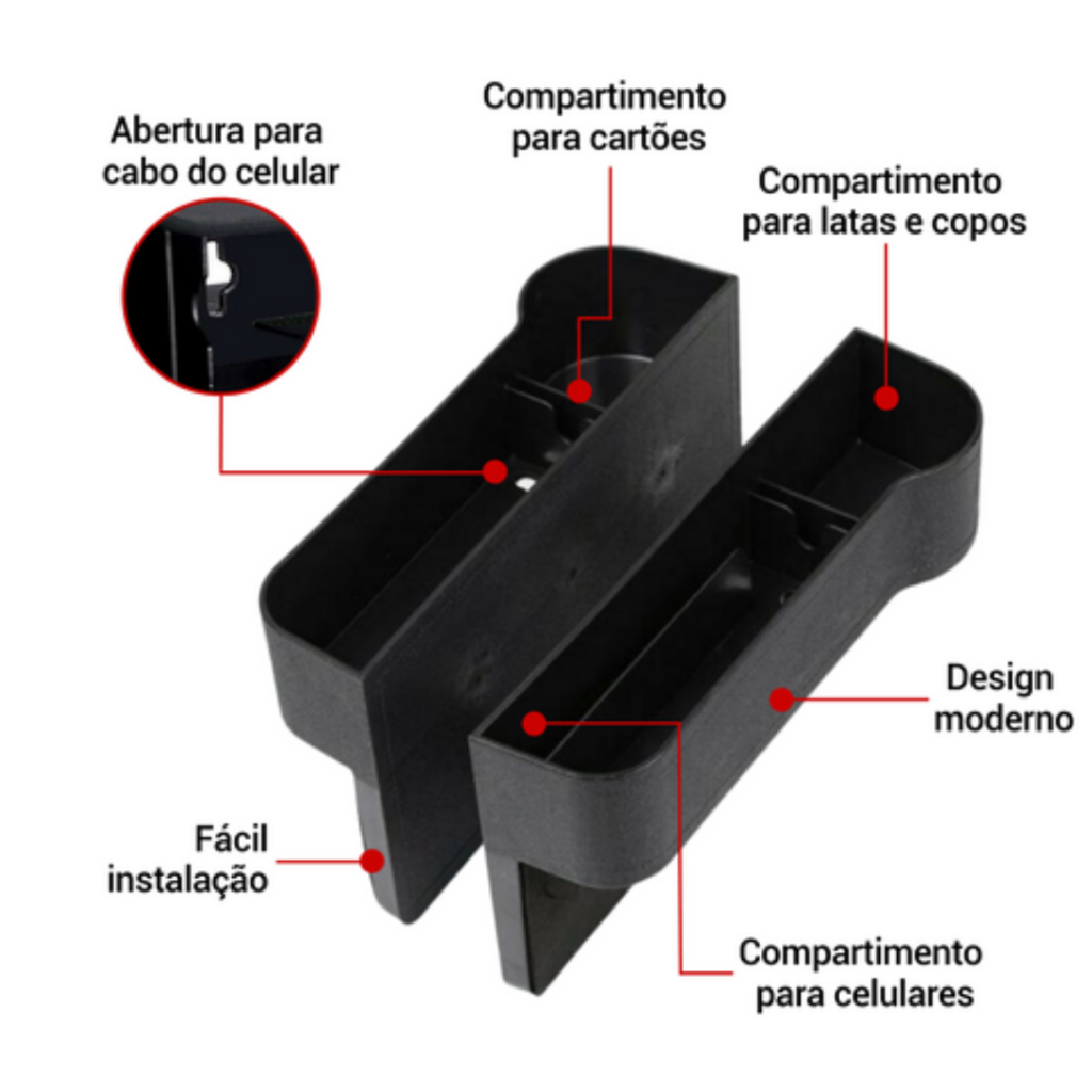 Organizador Multifuncional para Carros | Compact Box - Imagem 3