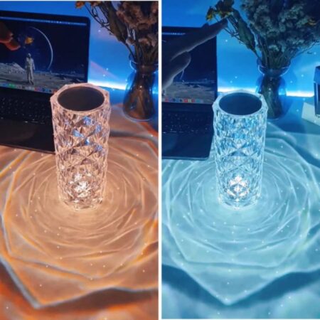 Luminária De Cristal Com 16 Cores Sensível ao Toque - Imagem 9
