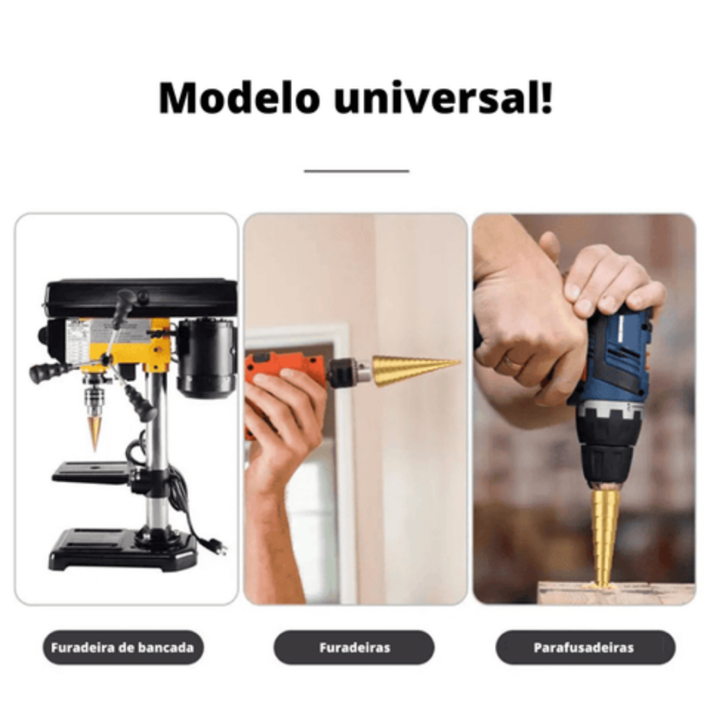 Brocas Titânio Kit 6 Peças Com Caixa Organizadora | Fast Holes - Imagem 4
