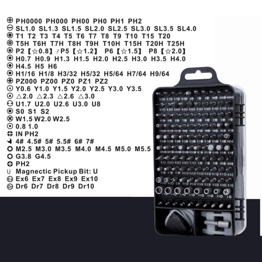 Kit Chave De Fenda 135 em 1 Ferramenta De precisão - Imagem 4