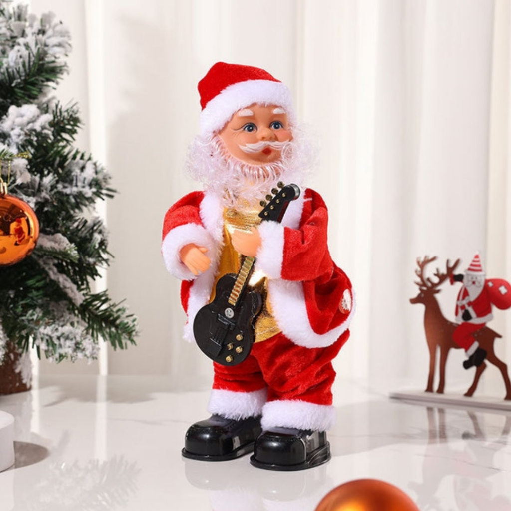 Papai Noel Dançarino Eletrônico Para Decoração De Natal - Imagem 5