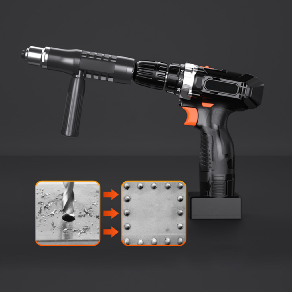 Rebitadeira Profissional-Quick Fixer | Kit Completo - Imagem 4