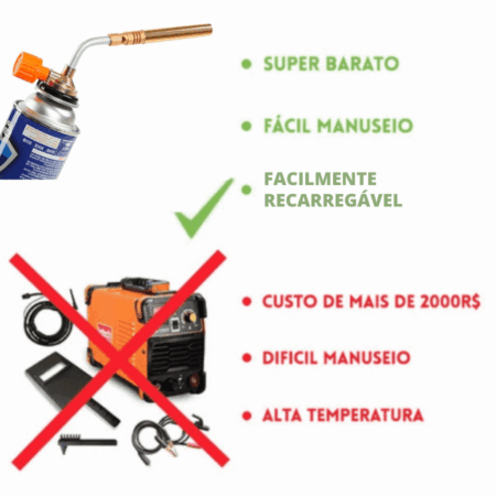 Maçarico Burner 4.0 | Para Soldas Perfeitas - Imagem 4