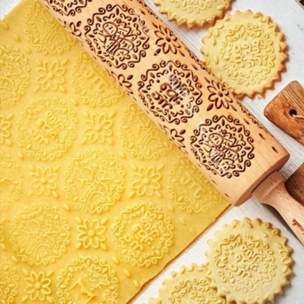 Rolo Modelador Decorativo Para Receitas De Natal - Imagem 3