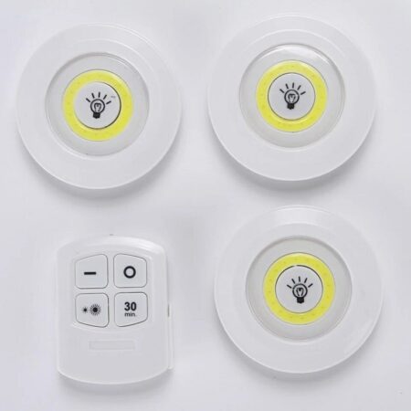 Kit 3 Lâmpadas Led Sem Fio com Controle Remoto + Brindes Exclusivos 🎁 - Imagem 7