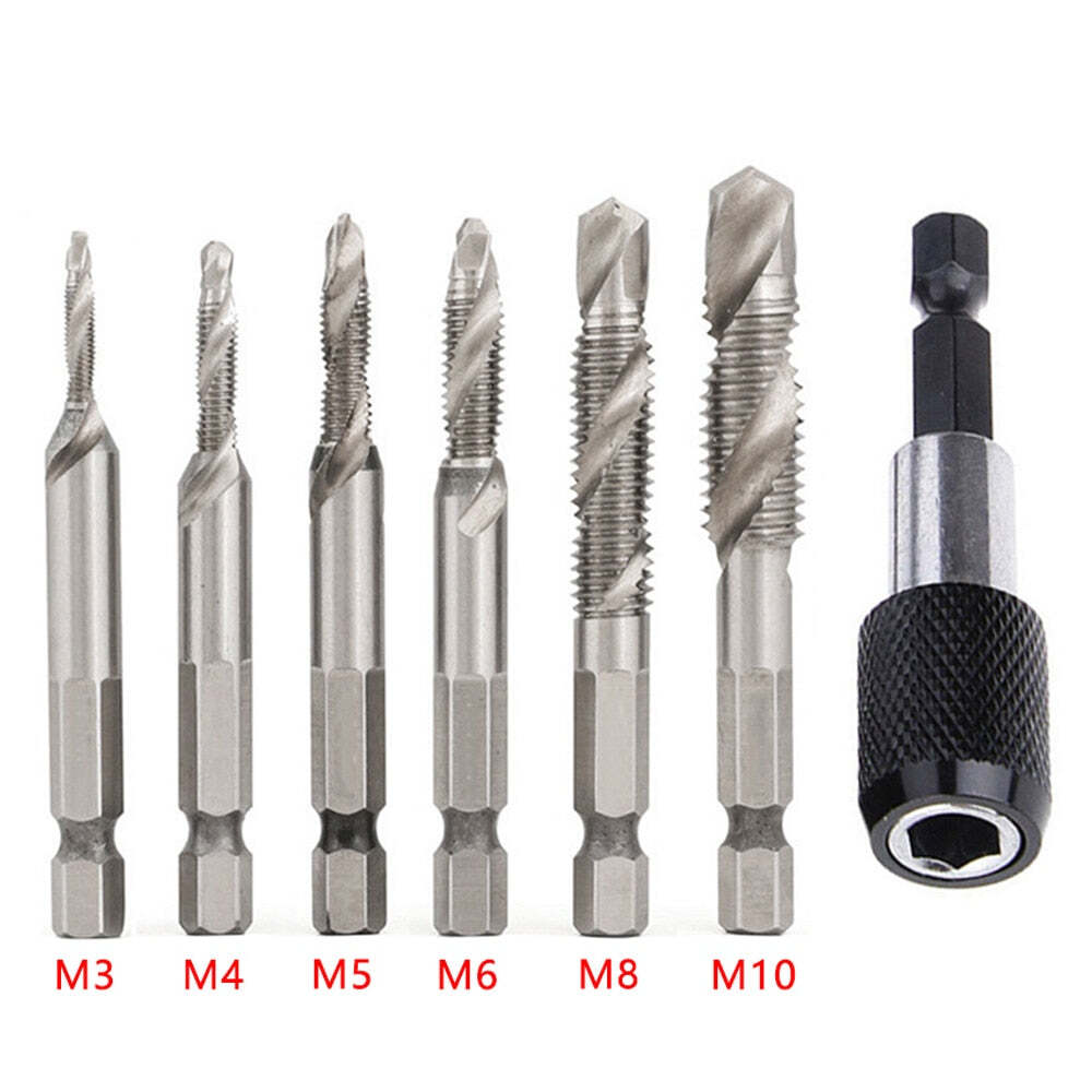 Kit 6 Brocas Power Titanium 2 em 1 + Porta-Brocas Grátis - Imagem 2