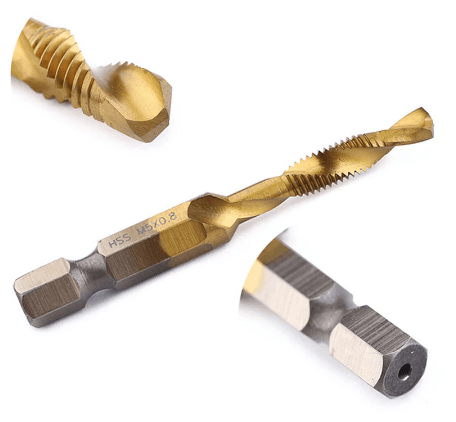 Kit 6 Brocas Power Titanium 2 em 1 + Porta-Brocas Grátis - Imagem 4
