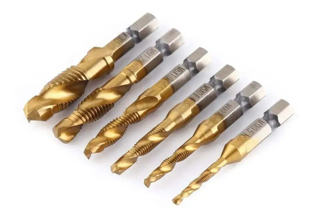 Kit 6 Brocas Power Titanium 2 em 1 + Porta-Brocas Grátis - Imagem 8