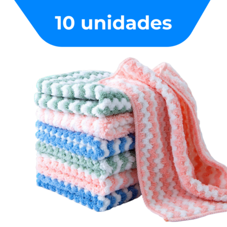 Kit de Panos Mágicos de Microfibra Reutilizável | MaxClean - Imagem 10