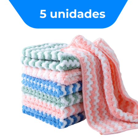 Kit de Panos Mágicos de Microfibra Reutilizável | MaxClean - Imagem 9