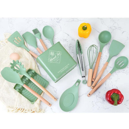 Utensílios de Cozinha em Silicone Minimalista - Imagem 5