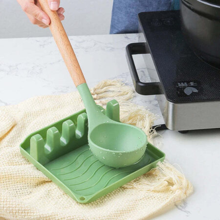 Utensílios de Cozinha em Silicone Minimalista - Imagem 2
