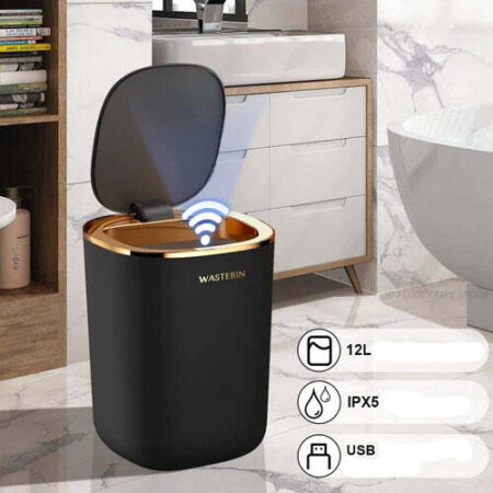 Lixeira Inteligente com Sensor Automática | SmartWave - Imagem 2