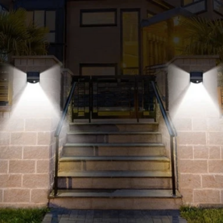 Luminária De Led Solar À Prova D'água Com Sensor De Movimento - Imagem 7