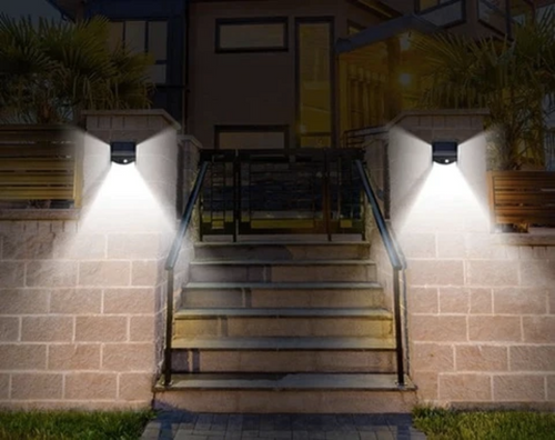 Luminária De Led Solar À Prova D'água Com Sensor De Movimento - Imagem 7