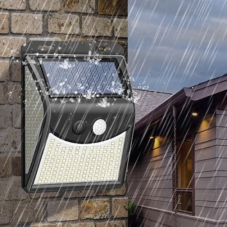 Luminária De Led Solar À Prova D'água Com Sensor De Movimento - Imagem 3