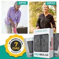Massageador ProRelax - Reduz Dores e Inchaços + SUPER BRINDE