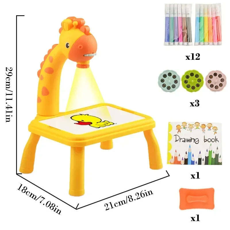 Mesa de desenhos projetora Funny Toys - Imagem 4