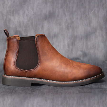Bota Chelsea Masculina Original em Couro e Palmilha Ortopédica - Imagem 8