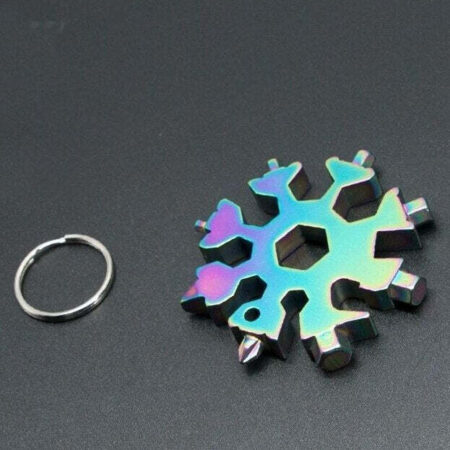 Chave Multifuncional Floco de Neve 18 Em 1 | Snowflake Tool - Imagem 10
