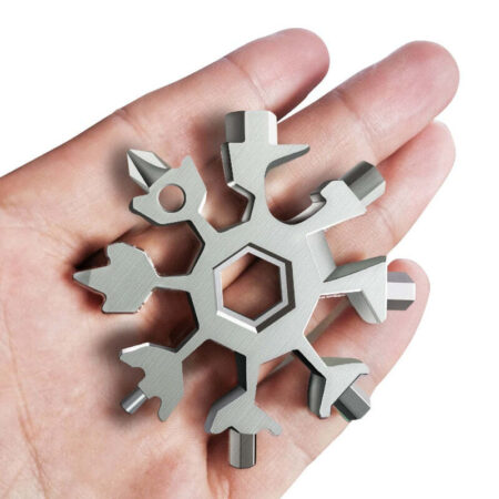 Chave Multifuncional Floco de Neve 18 Em 1 | Snowflake Tool - Imagem 2