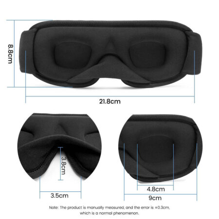 Máscara de Dormir Premium Blackout 3D - Imagem 4