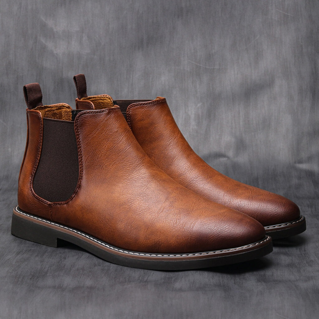 Bota Chelsea Masculina Original em Couro e Palmilha Ortopédica - Imagem 10