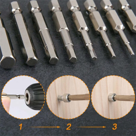 Brocas Hexagonal Magnética | KIT COM 7 PEÇAS - Imagem 2