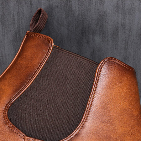 Bota Chelsea Masculina Original em Couro e Palmilha Ortopédica - Imagem 5