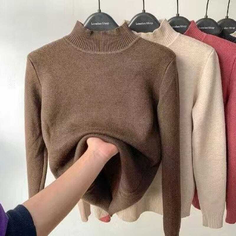 Suéter Feminino Forrado em Veludo | VelvetSoft - Imagem 5