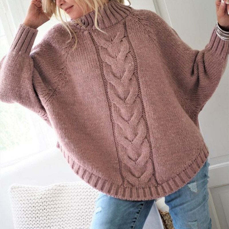 Suéter de Tricô Feminino Gola Alta | WarmStyle - Imagem 4