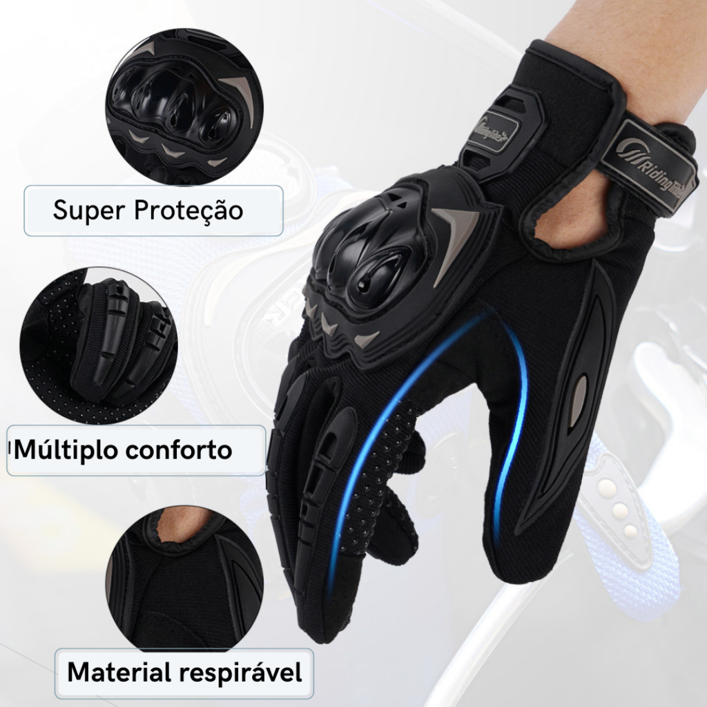 Luva Motociclista Resistente | Safe Hands - Imagem 2