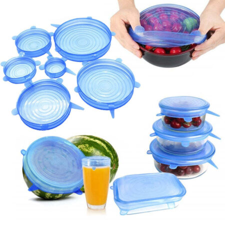 Tampas De Silicone Com 6 Peças - Imagem 5