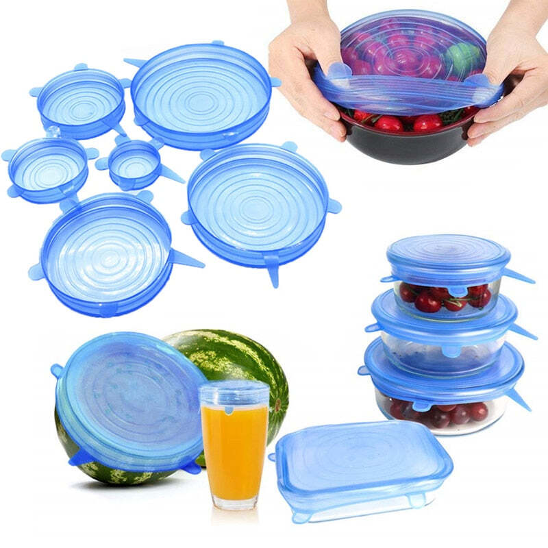 Tampas De Silicone Com 6 Peças - Imagem 5