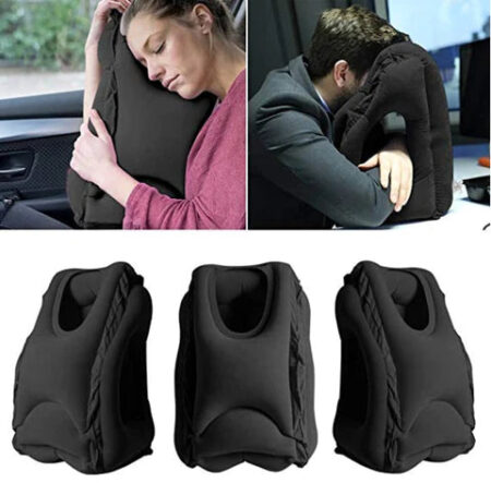 Travesseiro Ergonômico Inflável para Viagens - Image 2