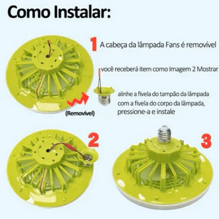 Ventilador de Teto com Luminária - Silenciosa Potente e Moderna - Image 4