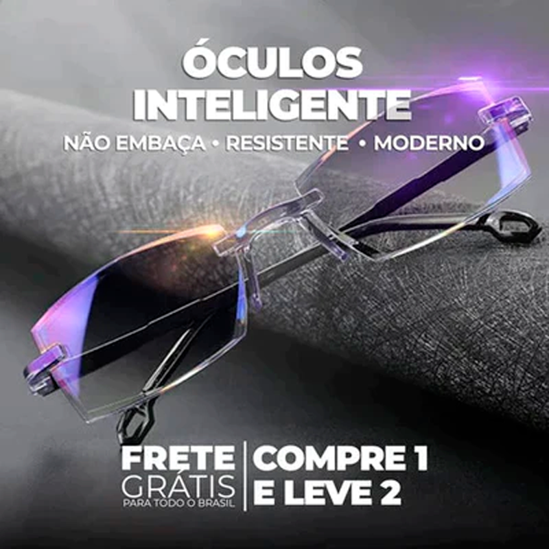 Óculos de Grau Inteligente Com Adaptação de Grau | VisionPro (Compre 1 Leve 2)