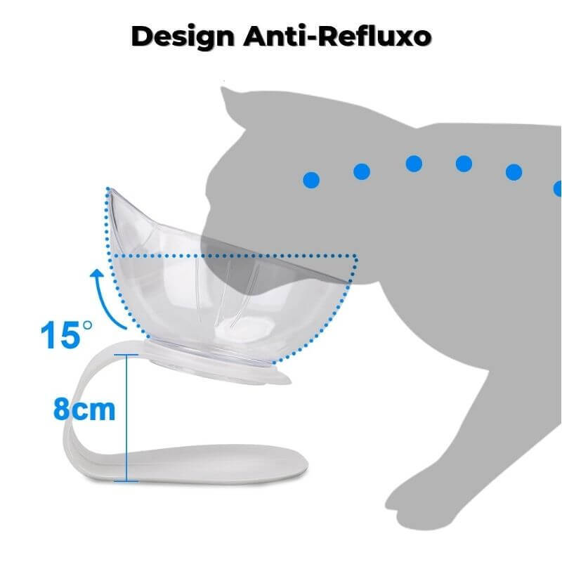 Tigela Ortopédica Anti-Refluxo para Gatos - Imagem 5