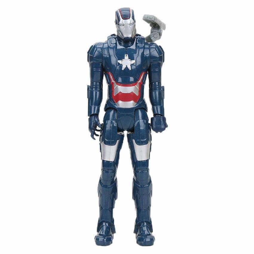 Bonecos Vingadores Articulados 30cm Capitão América Thor Homem Aranha Homem de Ferro - Imagem 7
