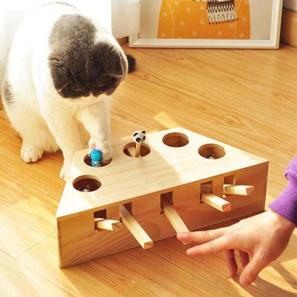Brinquedo De Madeira Para Gatos - Imagem 5