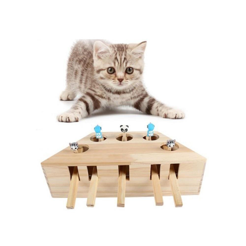 Brinquedo De Madeira Para Gatos - Imagem 3