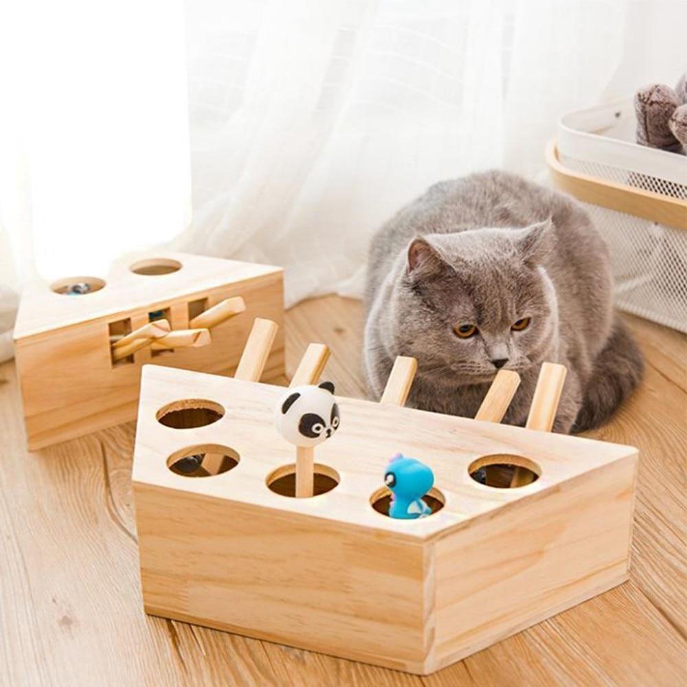 Brinquedo De Madeira Para Gatos - Imagem 6