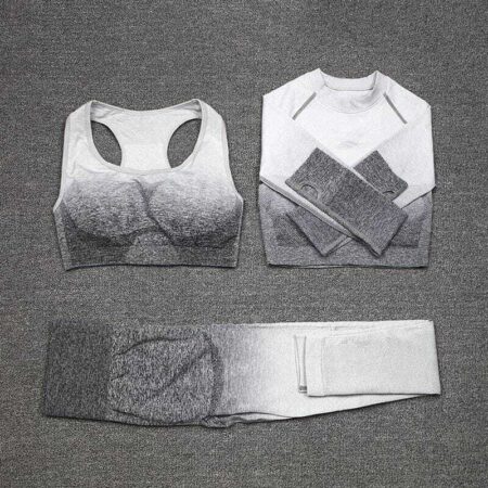 Conjunto Fitness Tendência 2024 - 3PCS - Imagem 4
