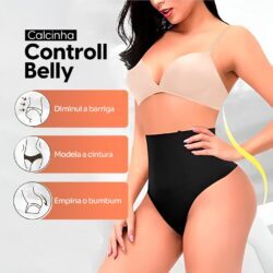 Controll Belly Confort - Calcinha Modeladora cintura alta - Compre 1 e Leve 2