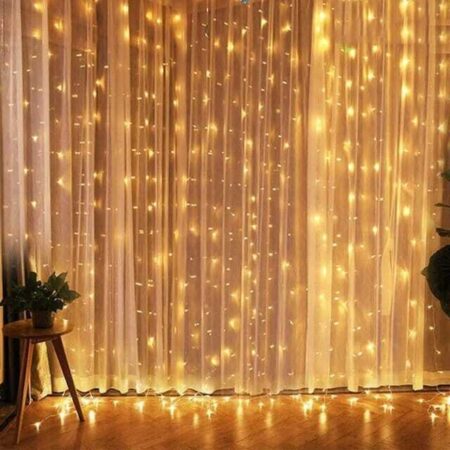 Cortina de Led Pisca-Pisca Para Natal - Imagem 3