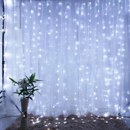 Cortina de Led Pisca-Pisca Para Natal - Imagem 6
