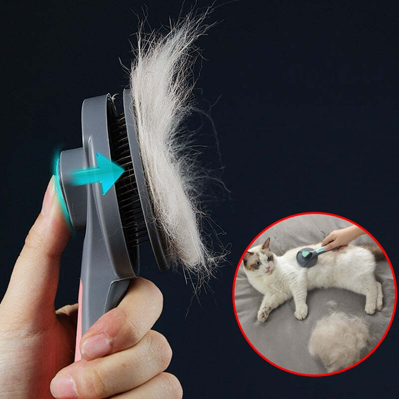 Escova Removedora de Pelos para Cachorro e Gato - Imagem 4