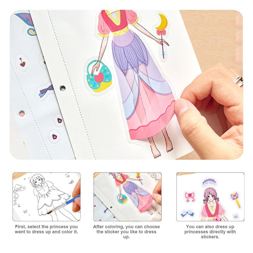 FashionFun™ - Caderno Educativo Infantil Para Meninas - Imagem 4