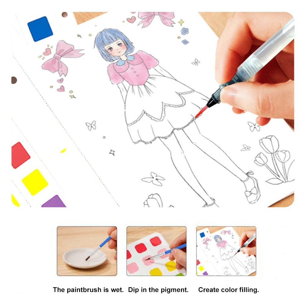 FashionFun™ - Caderno Educativo Infantil Para Meninas - Imagem 2